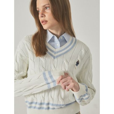 후아유 Steve Cable Tilden Sweater(F) WHKAF2351F