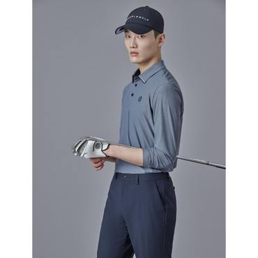 빈폴골프 (BJ5341B08R)남성 냉감 긴팔 티셔츠 - 네이비