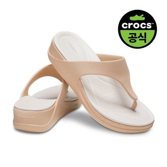 크록스 [크록스공식] 여성 CROCS BOCA WEDGE FLIP W CH (23SWFP207417)