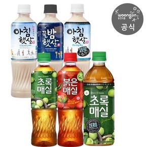 [웅진직영][추가적립] 아침햇살 500ml 외 5종 (20개 + 20개 / 선택옵션)