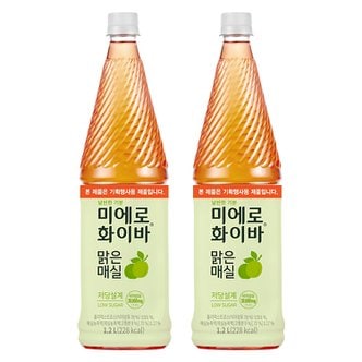  미에로화이바 맑은매실 1.2L X 2개 식이섬유음료 매실음료