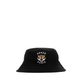 Black cotton bucket hat BLACK