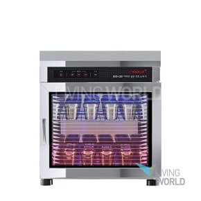 리빙월드 LED 살균소독기 ECO-LS7 /컵그릇용/열풍건조/컵소독기/다용도소독기/식당소독기/살균기
