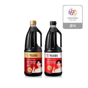 (G)청정원 햇살담은 두번달여더진한 1.7L 2종(진간장/진간장골드)택2