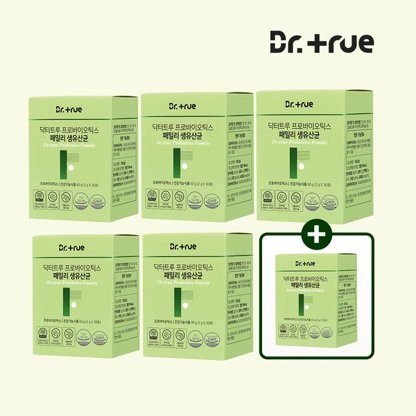 프로바이오틱스 패밀리 100억 보장 유산균 150포 + 추가증정 30포