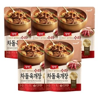 동원 양반 수라 차돌육개장 460g x5개