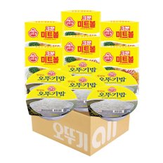 오뚜기 3분 미트볼 150g 6입+오뚜기밥 210g 6입