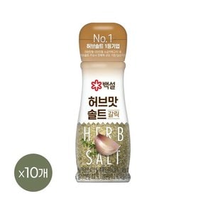 백설 천일염 허브맛솔트 마늘맛 50g x10개