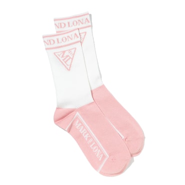 마크앤로나 W CD TRIANGLE LOGO SOCKS (LR1YS71F)