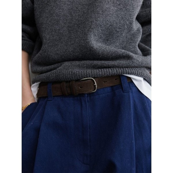 Aperture Suade Belt  Brown (TA628ZA02D)