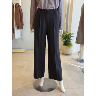 더아이잗 [여주점] [더 아이잗] 여성 원 턱 와이드핏 슬랙스 팬츠(IRBA0SL131)
