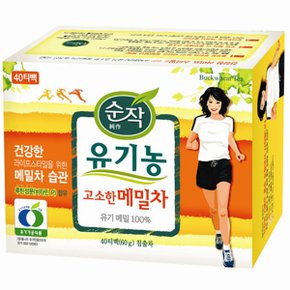 샘표 순작 유기농 메밀차 40T