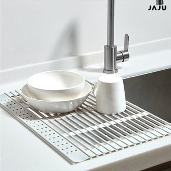 JAJU (자주)수저건조까지가능한실리콘싱크롤매트_52X32.5CM J7119030001