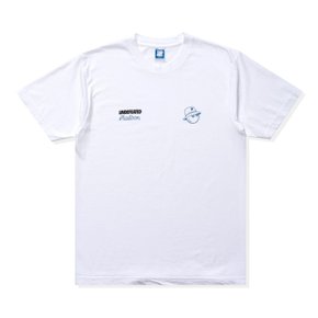 말본골프 남성골프웨어 흰색 골프반팔티셔츠 MALBON X UNDEFEATED TEE