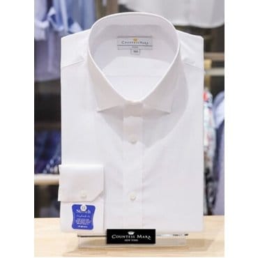 카운테스마라 24SS(일반/슬림)구김없이 신축성 좋은 스판 스트레치 기본 셔츠 2종택1(CDH1B51002외1종)