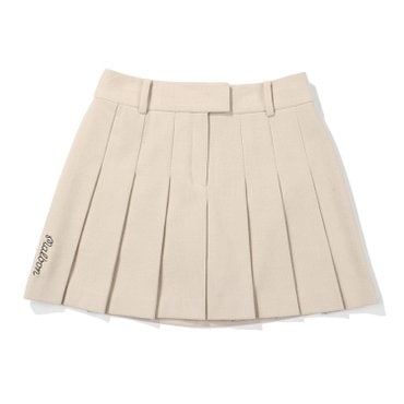 말본골프 울 라이크 플리츠 스커트 BEIGE (WOMAN) M4422PSK33BEI