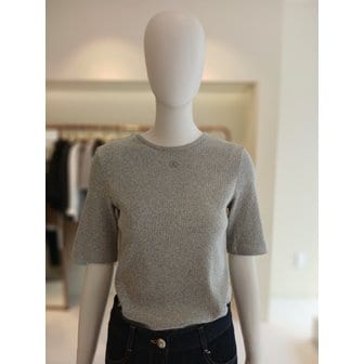 CC콜렉트 [여주점] 씨씨콜렉트 로고자수반팔티셔츠E253psm104