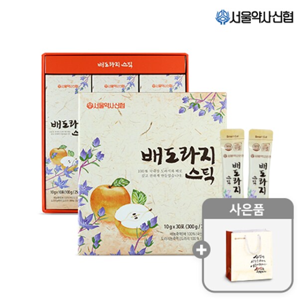 국내산 배도라지 스틱 30포(쇼핑백포함)