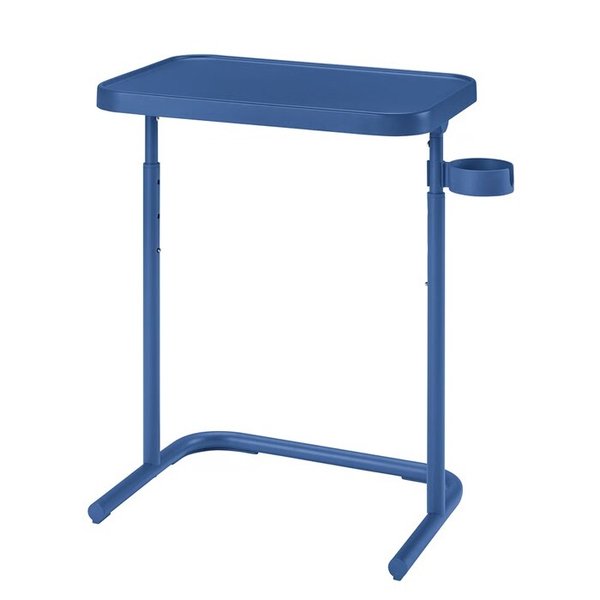 BJORKASEN 비에르코센 높이조절 노트북스탠드 블루 60-70cm 소파테이블 보조테이블