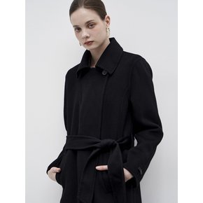 23FW Calla3 Collector Premium LoveQueen Cashmere Coat Black