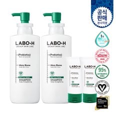 탈모증상완화 샴푸 두피강화 400ml 2입+증정(두피강화 샴푸 50ml 2입)