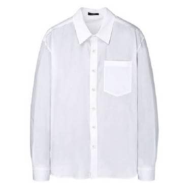 알레그리 화이트《Natural Cotton》릴렉드스 셔츠(ARSH5B125WT)