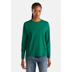 5114121 United Colors of Benetton LONG SLEEVE - Long sleeved top green