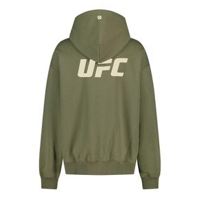 UFC 리플렉티브 로고 오버핏 후드티 카키 U2HDV1308KH