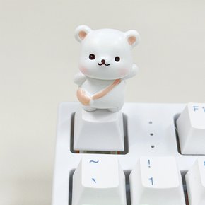 키캡 곰돌이 베어 캐릭터 포인트 커스텀 기계식 키보드 꾸미기 키캡놀이