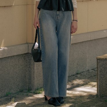 틸아이다이 Classic wide denim pants TIFA01DP01_Blue