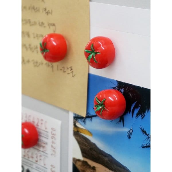 토마토 냉장고자석 메모홀더 마그넷 5P세트