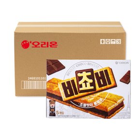 비쵸비 125g 24입 초콜릿 샌드 비스켓 박스