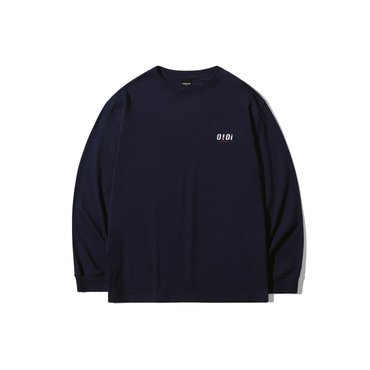 5252 BY O!Oi 2022 BASIC LOGO LONG SLEEVE T-SHIRTS [NAVY]