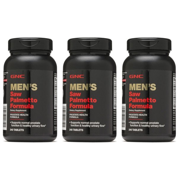 지엔씨 맨스 쏘팔메토 포뮬러 240캡슐 X 3통 미국직구