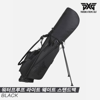 SSG골프 [카네정품]2023 PXG 워터프루프 라이트 웨이트(WATERPROOF LIGHT WEIGHT) 스탠드백[블랙]