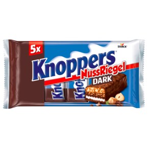 노퍼스 Knoppers 헤이즐넛 카라멜 다크 초콜릿 바 5개 200g