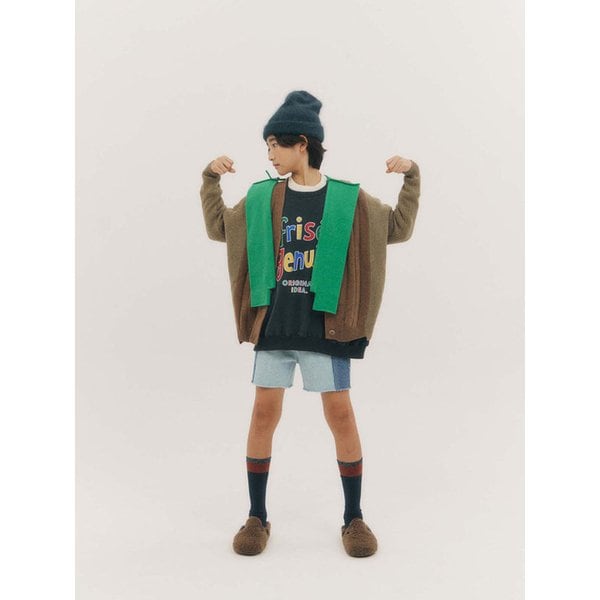 빈티지가디건_브라운