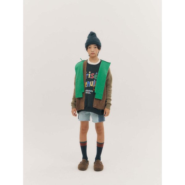 빈티지가디건_브라운