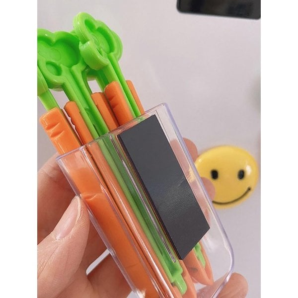 완벽 밀봉 당근 모양 밀폐 클립 (5개세트)