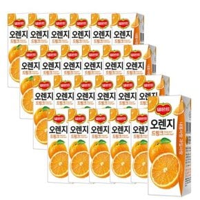 델몬트 오렌지주스 오렌지 드링크 190ml 24팩 2박스(총 48팩)/과즙주