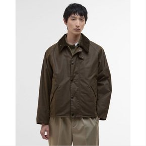 26SS 남여공용 브라운 OS Transport 왁스 자켓 URJA6E122I3