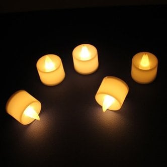  LED 촛불 상시 티라이트 미니캔들 프로포즈 이벤트 전자