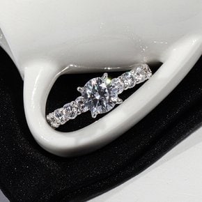 1캐럿 랩 그로운 다이아몬드 반지 4프롱 레이 프러포즈 결혼 기념일 선물