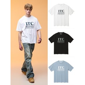 남성)로고레터링반팔티셔츠 ITA2TM31A_CC