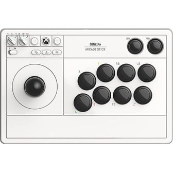  Xbox Series X,S,One/PC 지원 8BitDo Arcade Stick for White