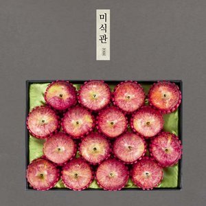 미식관 청송사과 특선세트(대과 5kg/14~17과,개당300-330g내외)