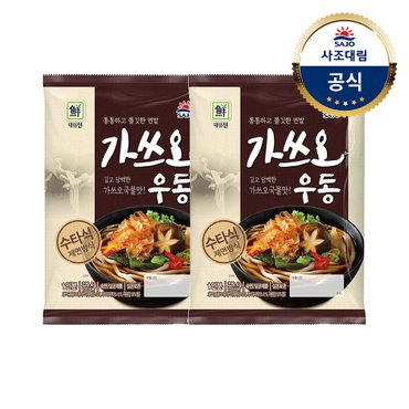 대림선 [사조]대림선 가쓰오우동 229.4g x2개