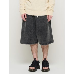 PIG DYING BERMUDA PANTS (BLACK)