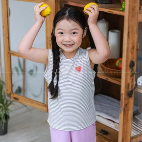PPIPPILONG 아동내복 민소매 여름 에어메쉬 유아 아동 실내복 잠옷 상하 PL SS65-15