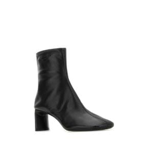 BALENCIAGA  Black leather Dutyfree ankle boots BLACK